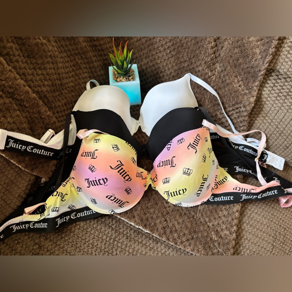 🍒SET OF 3 JUICY COUTURE BRAS SIZE 36C🍒